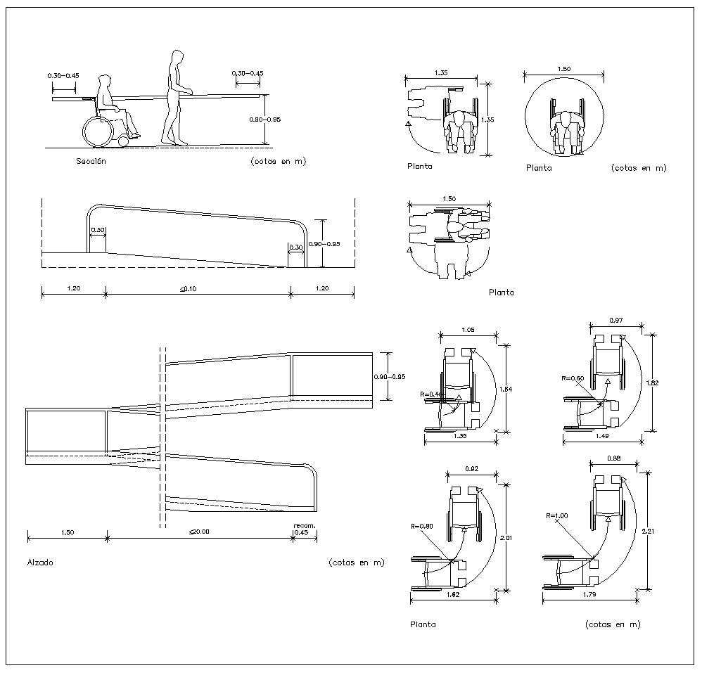 Accessibility facilities,blocks,details,design