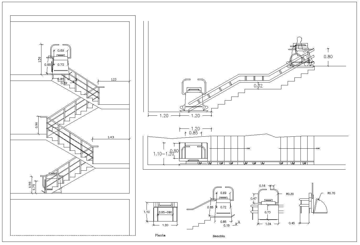 Accessibility facilities,blocks,details,design