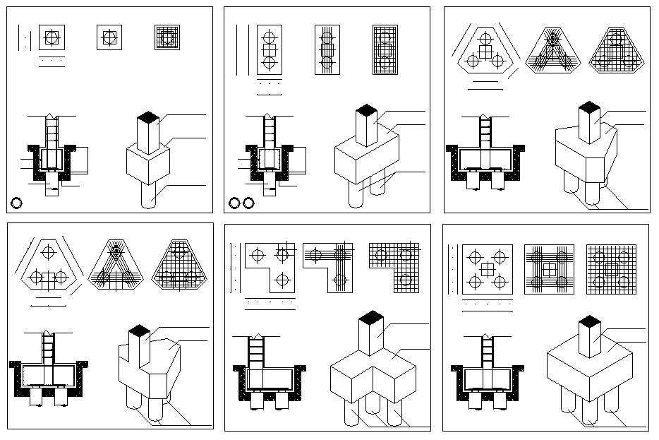 Foundation Details,Concrete details,beam,floor design,civil base,types of foundation,steelframe,pile