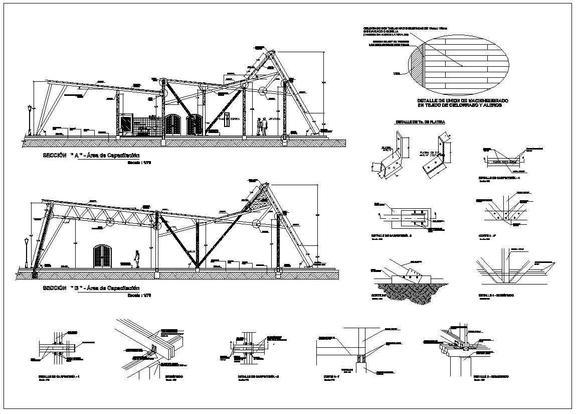 Wood Constructure Details,design,wood building,wood constructure elevation