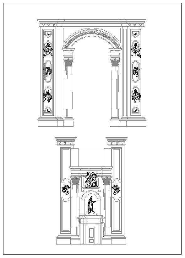 Architecture Ornamental Parts,Decorative Inserts & Accessories,Handrail & Stairway Parts,Outdoor House Accessories,Euro Architectural Components,Arcade,Architrave,fences,gates,railings,handrails,staircases,iron finials,balusters,Architecture Decoration Drawing,Decorative Elements,Interior Decorating,Neoclassical Interior Design