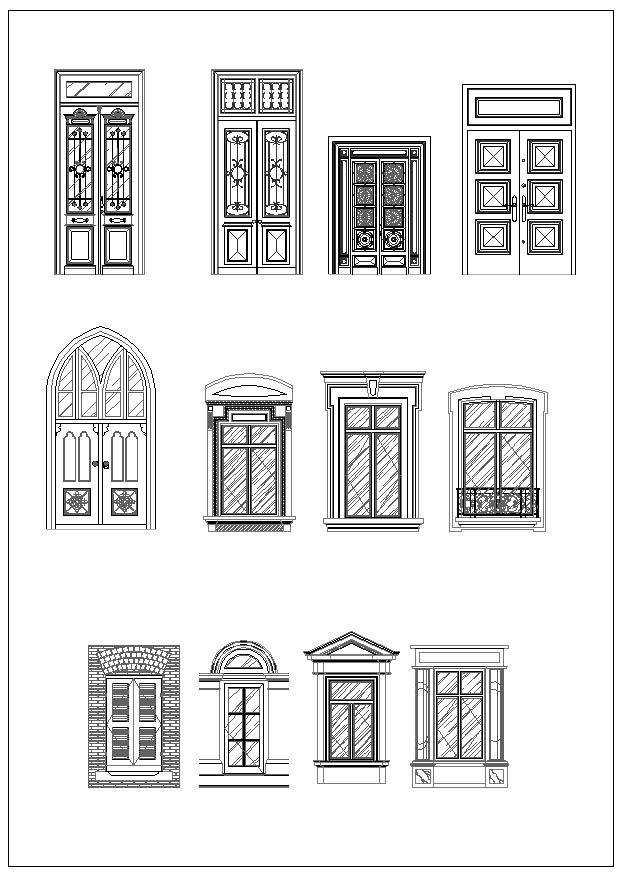 Door and Window Design,Architecture Ornamental Parts,Decorative Inserts & Accessories,Outdoor House Accessories,Euro Architectural Components,Architecture Decoration Drawing,Decorative Elements,Interior Decorating,Neoclassical Interior Design