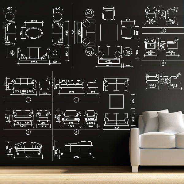 Best sofa blocks and elevation