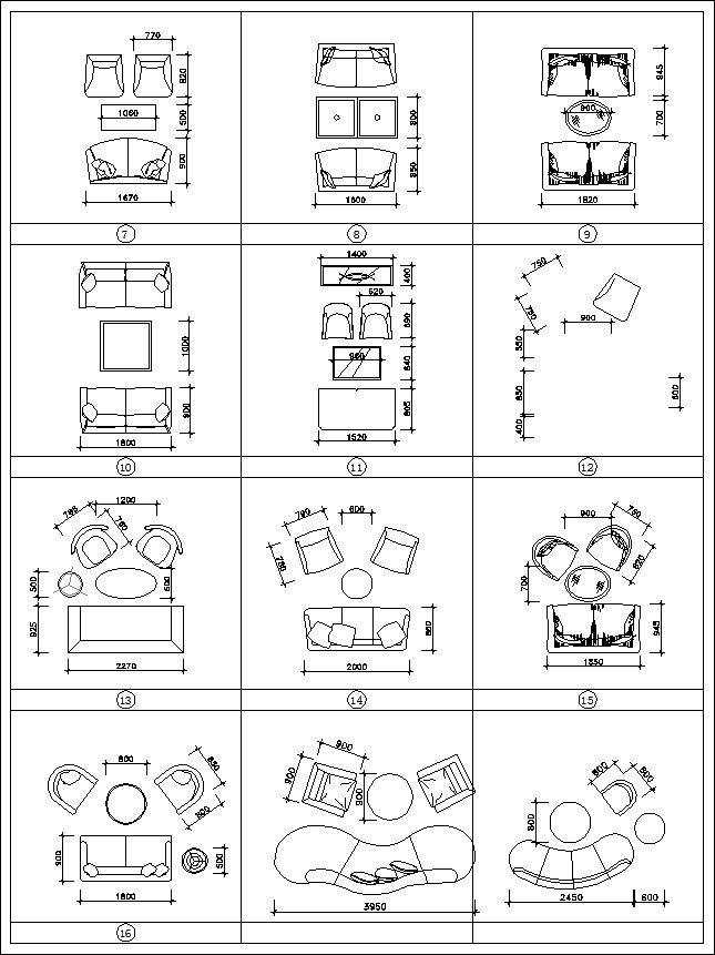 Best sofa blocks and elevation