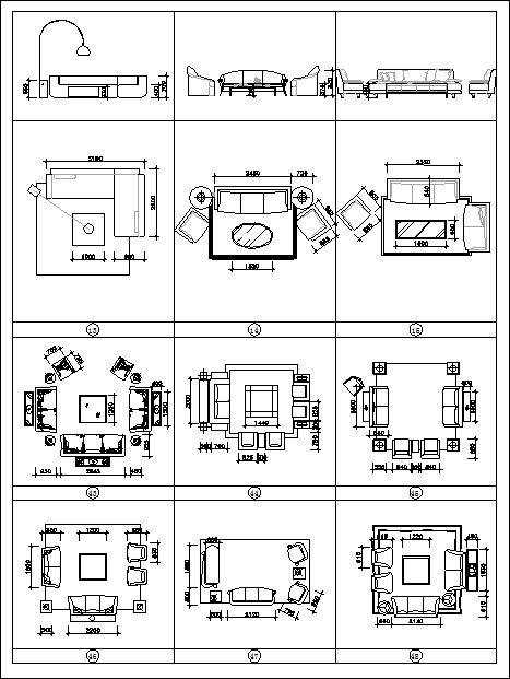 Best sofa blocks and elevation