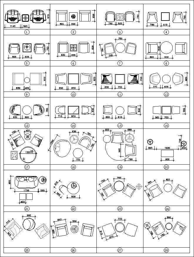 Best sofa blocks and elevation