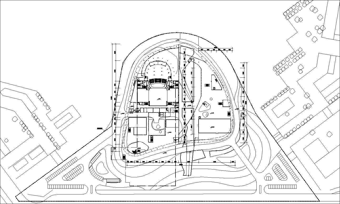  Culture Center Floor Plans and Drawings-Elevations, Design  concept, and Details