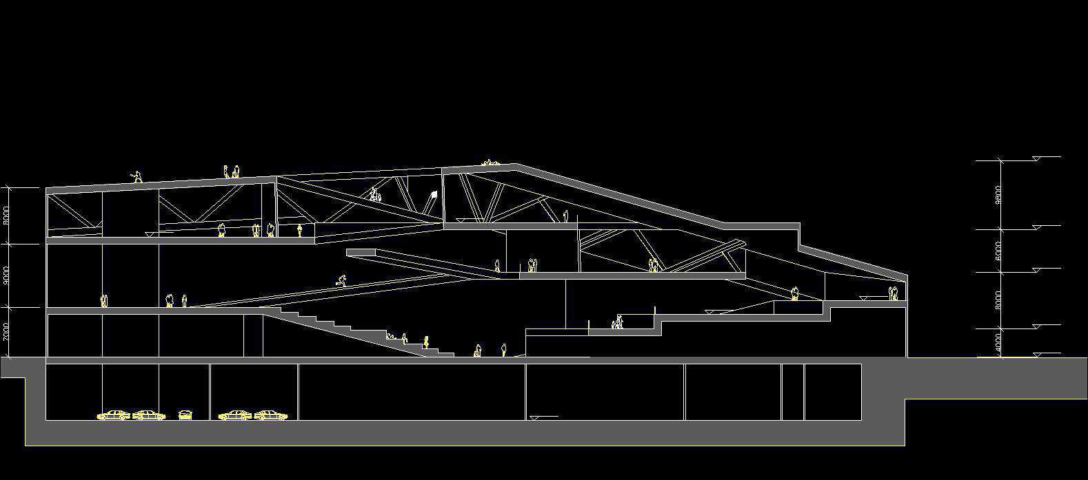  Museum Floor Plans and Drawings-Elevations, Design  concept, and Details