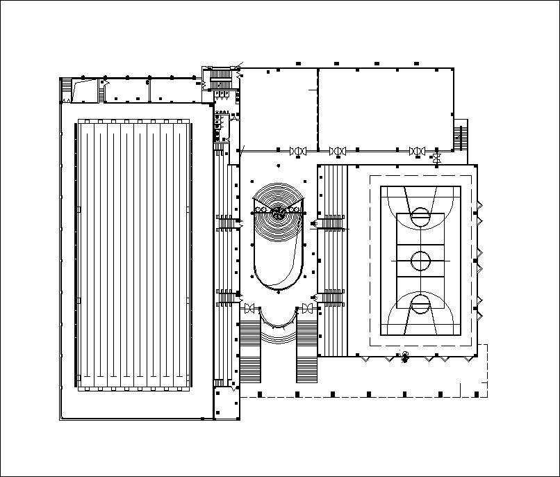 ★【Stadium Design Drawings】 Stadium Floor Plans and Drawings-Elevations, Design  concept, and Details