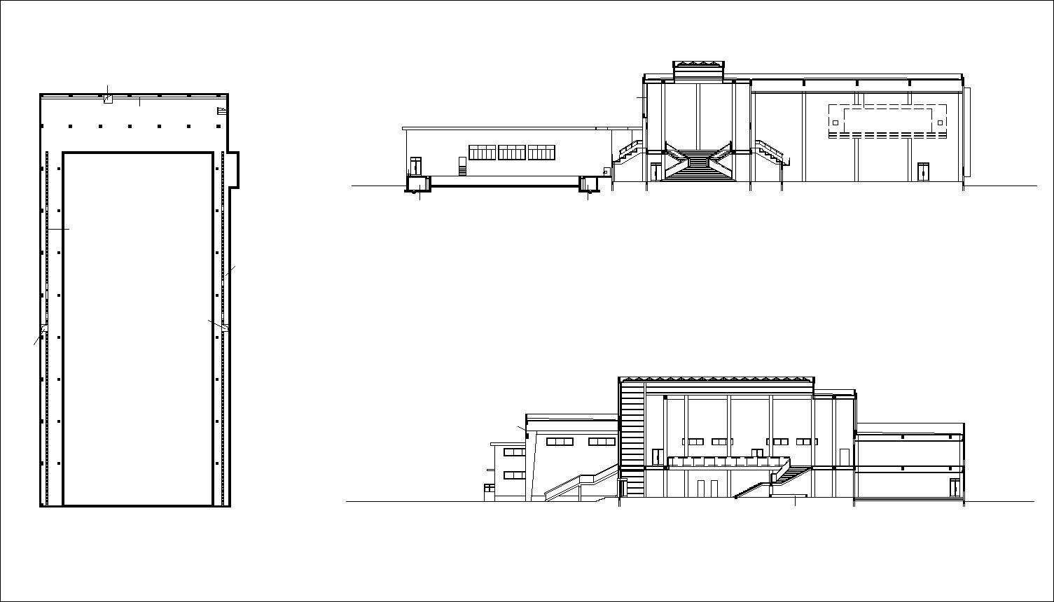 ★【Stadium Design Drawings】 Stadium Floor Plans and Drawings-Elevations, Design  concept, and Details