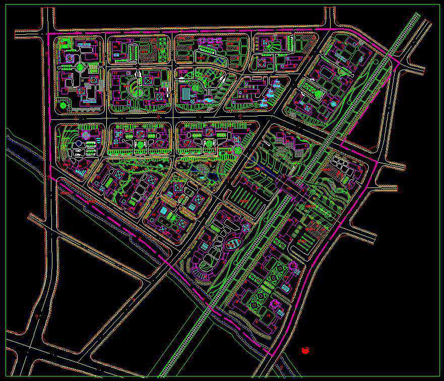 High-quality Urban Design Drawings download - City Planning/Urban City Design/Urban Graphics