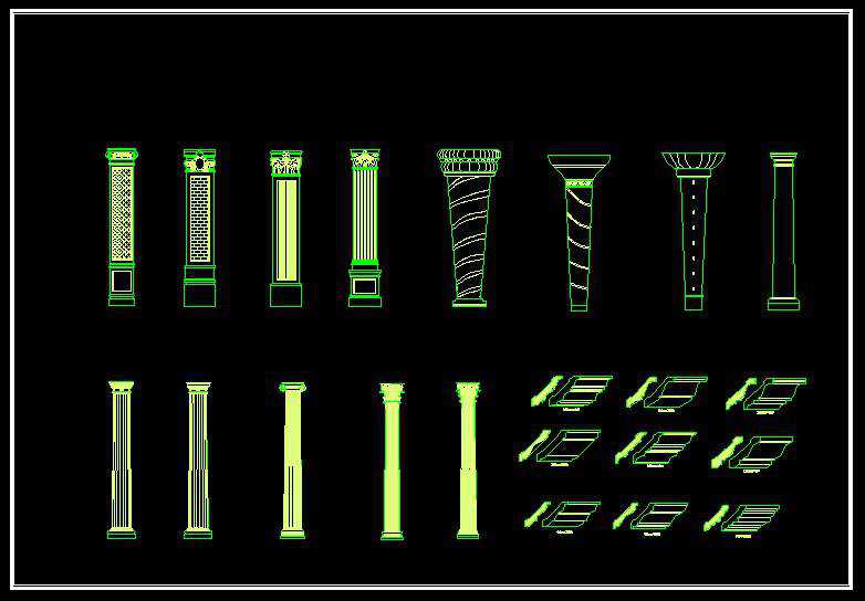 Column Design Drawing