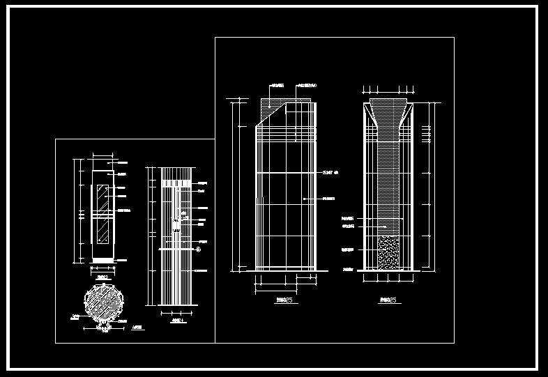 Column Design Drawing